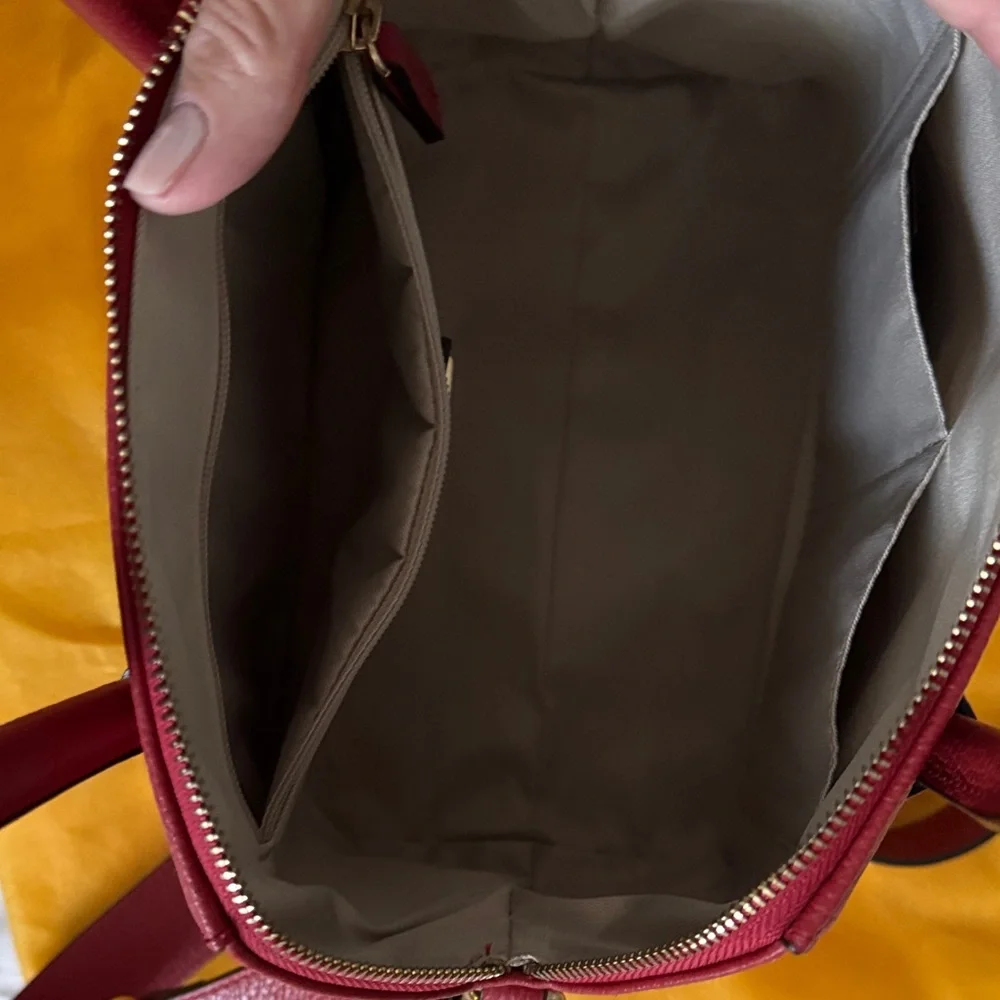 Valentino Deep Red Satchel - Picture 4 of 16